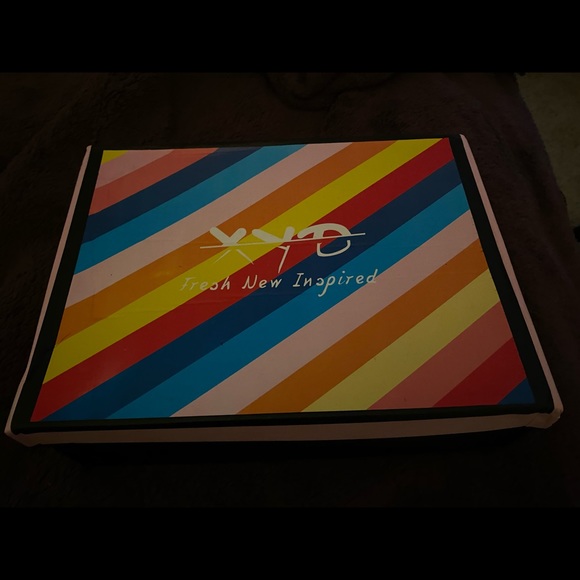 NEW IN BOX - XYD Pointed Side Zipper Chunky Heel Platform Ankle Size 7 - Picture 8 of 8